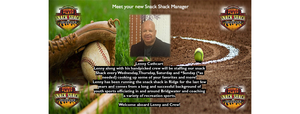 SNACK SHACK ANNOUNCEMENT